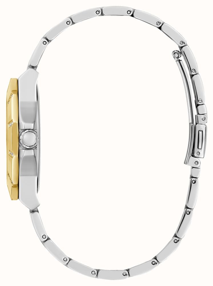  Shop Authentic Guess Sunray Multifunction Silver Dial Two Tone Steel Strap Watch for Women - GW0616L2 - Luxxuri