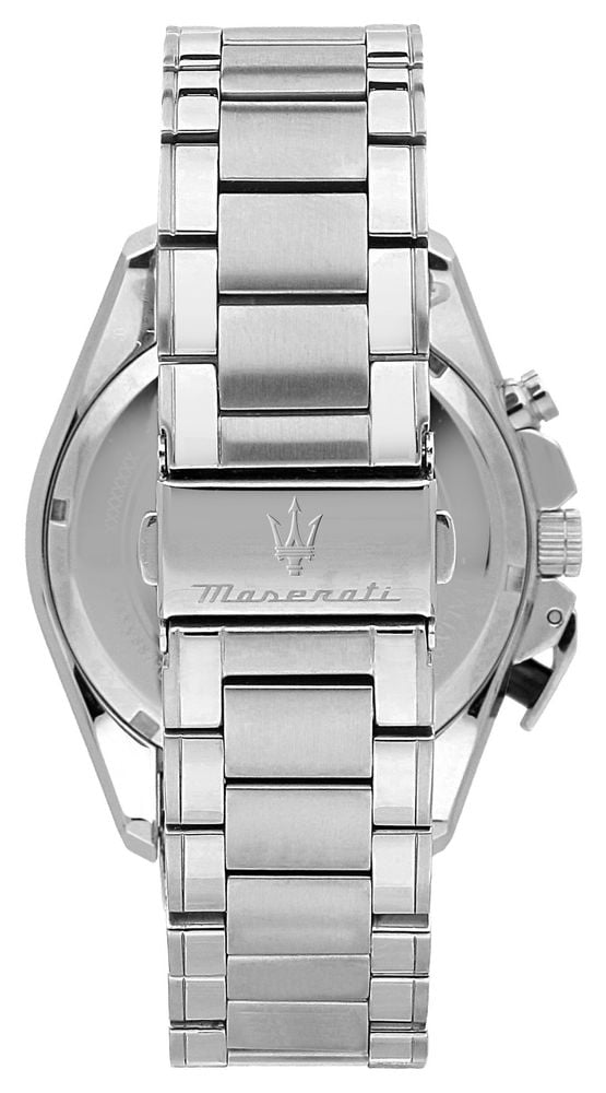  Shop Authentic Maserati Traguardo Chronograph Black Dial Silver Steel Strap Watch For Men - R8873612059 - Luxxuri