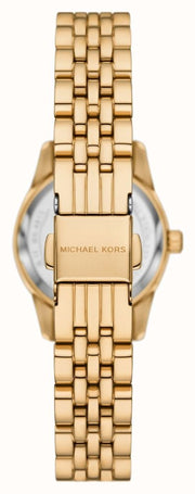  Shop Authentic Michael Kors Lexington Three Hand Blue Dial Gold Steel Strap Watch for Women - MK4813 - Luxxuri
