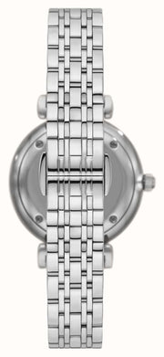  Shop Authentic Emporio Armani Gianni T-Bar Quartz Blue Dial Silver Steel Strap Watch For Women - AR11594 - Luxxuri