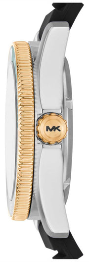  Shop Authentic Michael Kors Maritime Analog Green Dial Black Silicone Strap Watch for Men - MK9158 - Luxxuri