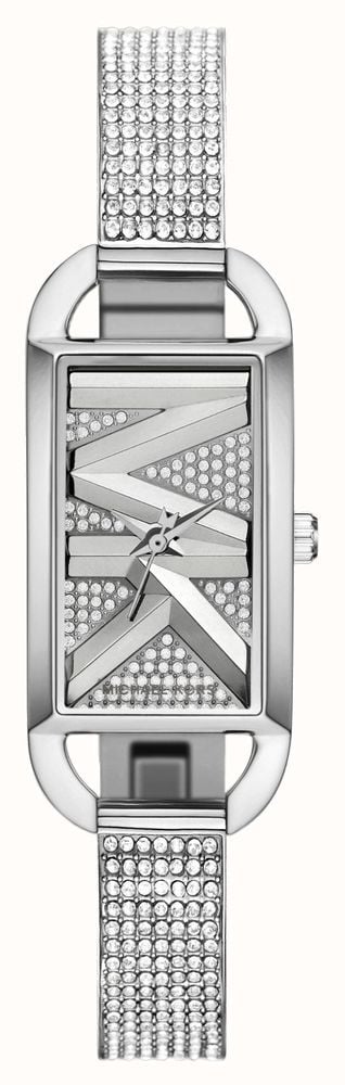  Shop Authentic Michael Kors Empire Three-Hand Silver Dial Silver Steel Strap Watch for Women - MK4841 - Luxxuri