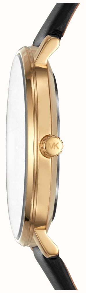  Shop Authentic Michael Kors Pyper Black Dial Black Leather Strap Watch For Women - MK2747 - Luxxuri