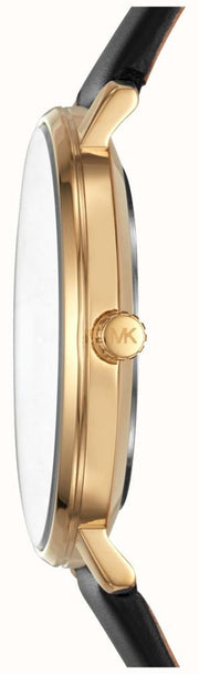 Shop Authentic Michael Kors Pyper Black Dial Black Leather Strap Watch For Women - MK2747 - Luxxuri