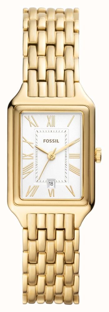  Shop Authentic Fossil Raquel Three Hand Date White Dial Gold Steel Strap Watch For Women - ES5220 - Luxxuri