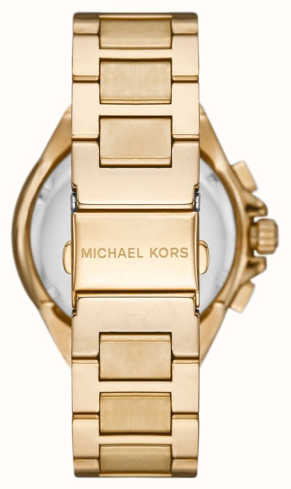  Shop Authentic Michael Kors Camille Chronograph White Dial Gold Steel Strap Watch For Women - MK7270 - Luxxuri