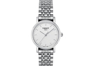  Shop Authentic Tissot Everytime Small White Dial Silver Mesh Bracelet Watch For Women - T109.210.11.031.00 - Luxxuri