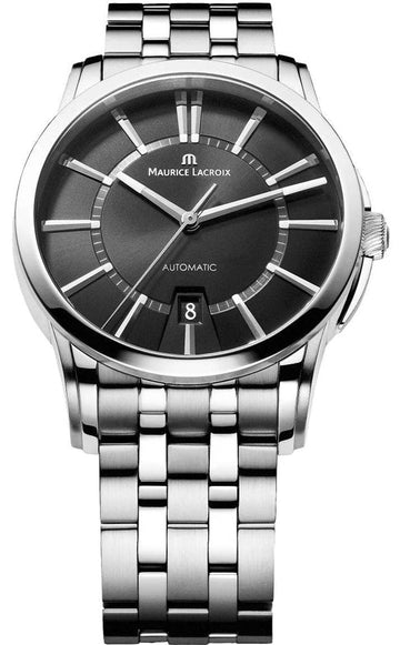  Shop Authentic Maurice Lacroix Pontos Date Automatic Black Dial Silver Steel Strap Watch For Men - PT6148-SS002-330 - Luxxuri