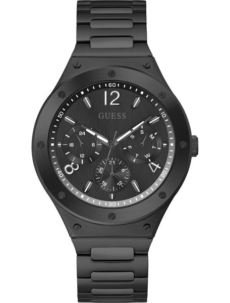  Shop Authentic Guess Scope Multifunction Black Dial Black Steel Strap Watch for Men - GW0454G3 - Luxxuri