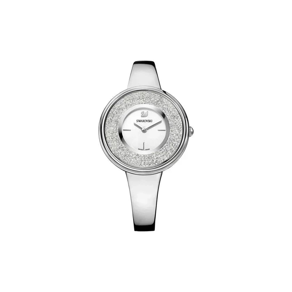  Shop Authentic Swarovski Crystalline Pure Silver Dial Silver Steel Strap Watch for Women - 5269256 - Luxxuri