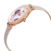  Shop Authentic Fossil Jacqueline Mother of Pearl Dial Grey Leather Strap Watch for Women - ES4672 - Luxxuri