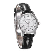  Shop Authentic Mido Baroncelli III Automatic Silver Dial Black Leather Strap Watch For Women - M7600.4.21.4 - Luxxuri