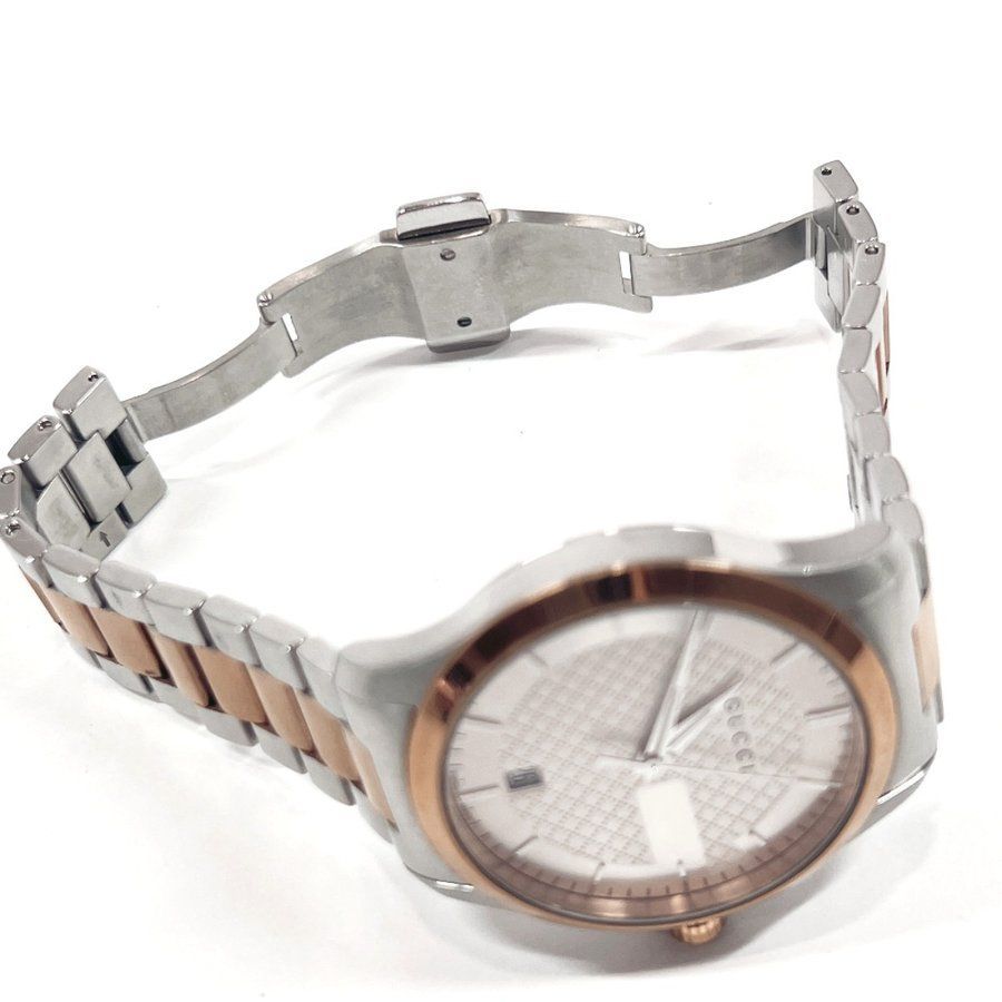  Shop Authentic Gucci G Timeless Silver Dial Two Tone Steel Strap Watch For Women - YA126528 - Luxxuri