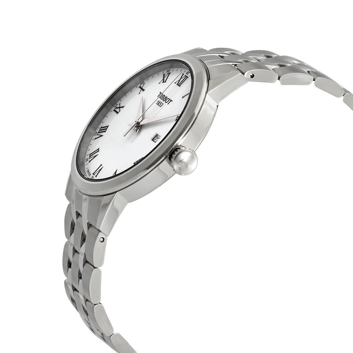  Shop Authentic Tissot T Classic Dream White Dial Silver Steel Strap Watch for Men - T033.410.11.013.01 - Luxxuri