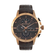  Shop Authentic Maserati Ingegno Chronograph Brown Dial Brown Leather Strap Watch For Men - R8871619001 - Luxxuri