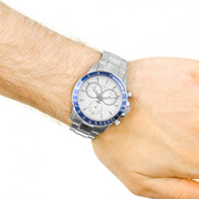  Shop Authentic Tissot V8 Quartz T Sport Chronograph White Dial Silver Steel Strap Watch For Men - T106.417.11.031.00 - Luxxuri