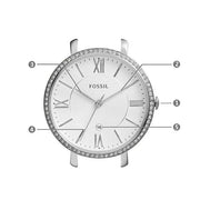  Shop Authentic Fossil Jacqueline White Dial Silver Steel Strap Watch for Women - ES3631 - Luxxuri