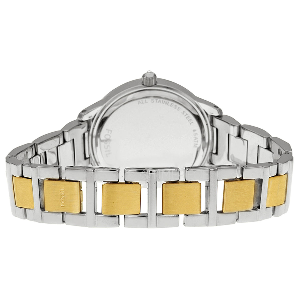  Shop Authentic Fossil Jesse Crystals White Dial Two Tone Steel Strap Watch for Women - ES2409 - Luxxuri