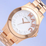 Shop Authentic Marc Jacobs Rivera White Dial Rose Gold Steel Strap Watch for Women - MBM3135 - Luxxuri