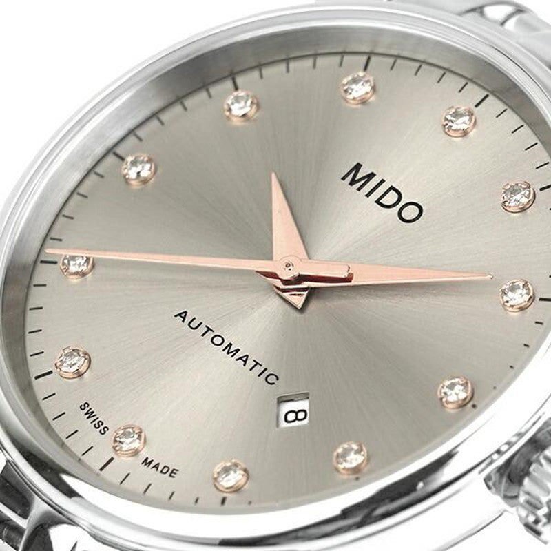  Shop Authentic Mido Baroncelli III Automatic Silver Dial Silver Steel Strap Watch For Women - M7600.4.21.1 - Luxxuri
