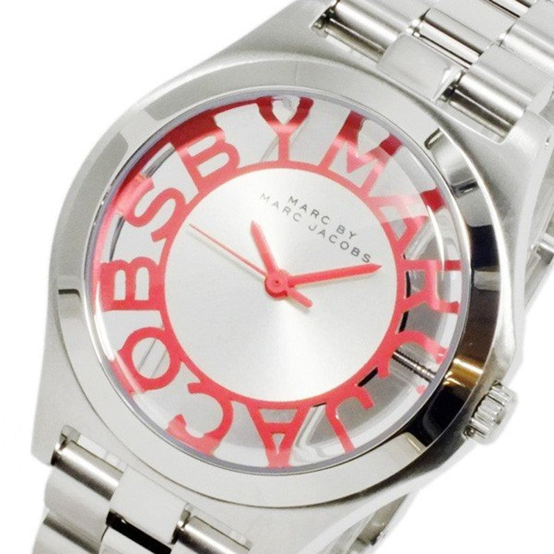  Shop Authentic Marc Jacobs Henry Silver Dial Silver Steel Strap Watch for Women - MBM3294 - Luxxuri