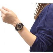  Shop Authentic Marc Jacobs Henry Transparent Black Dial Black Steel Strap Watch for Women - MBM3255 - Luxxuri