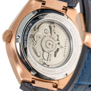  Shop Authentic Maserati Triconic Skeleton Black Dial Blue Leather Strap Watch For Men - R8821139001 - Luxxuri