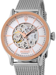  Shop Authentic Maserati Epoca Automatic White Dial Silver Mesh Bracelet Watch For Men - R8823118001 - Luxxuri