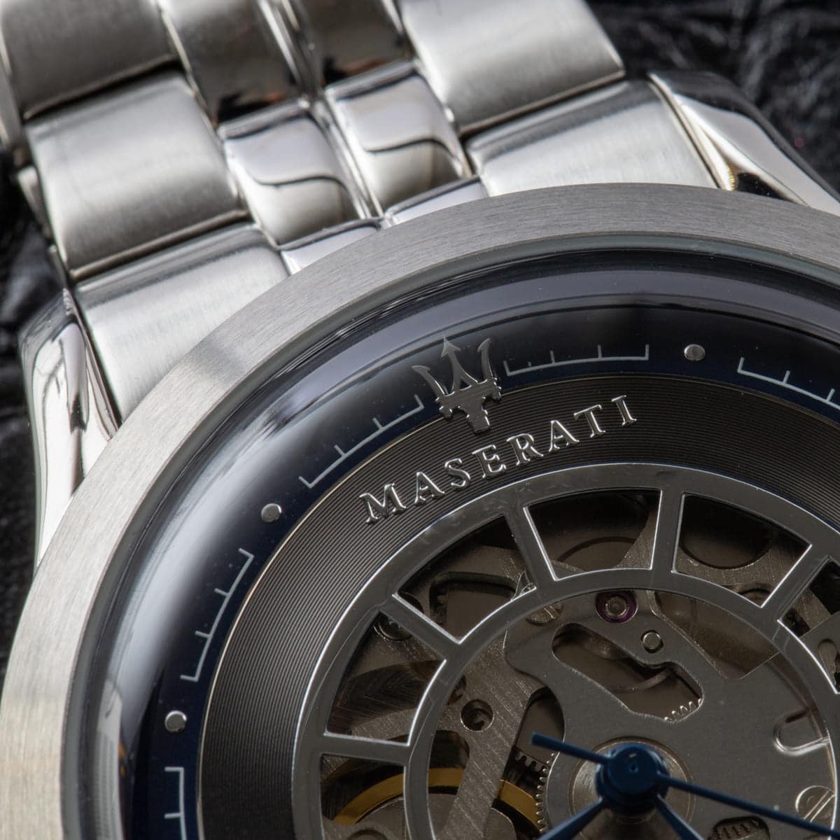 Shop Authentic Maserati Ricordo Automatic Skeleton Silver Dial Silver Steel Strap Watch For Men - R8823133005 - Luxxuri
