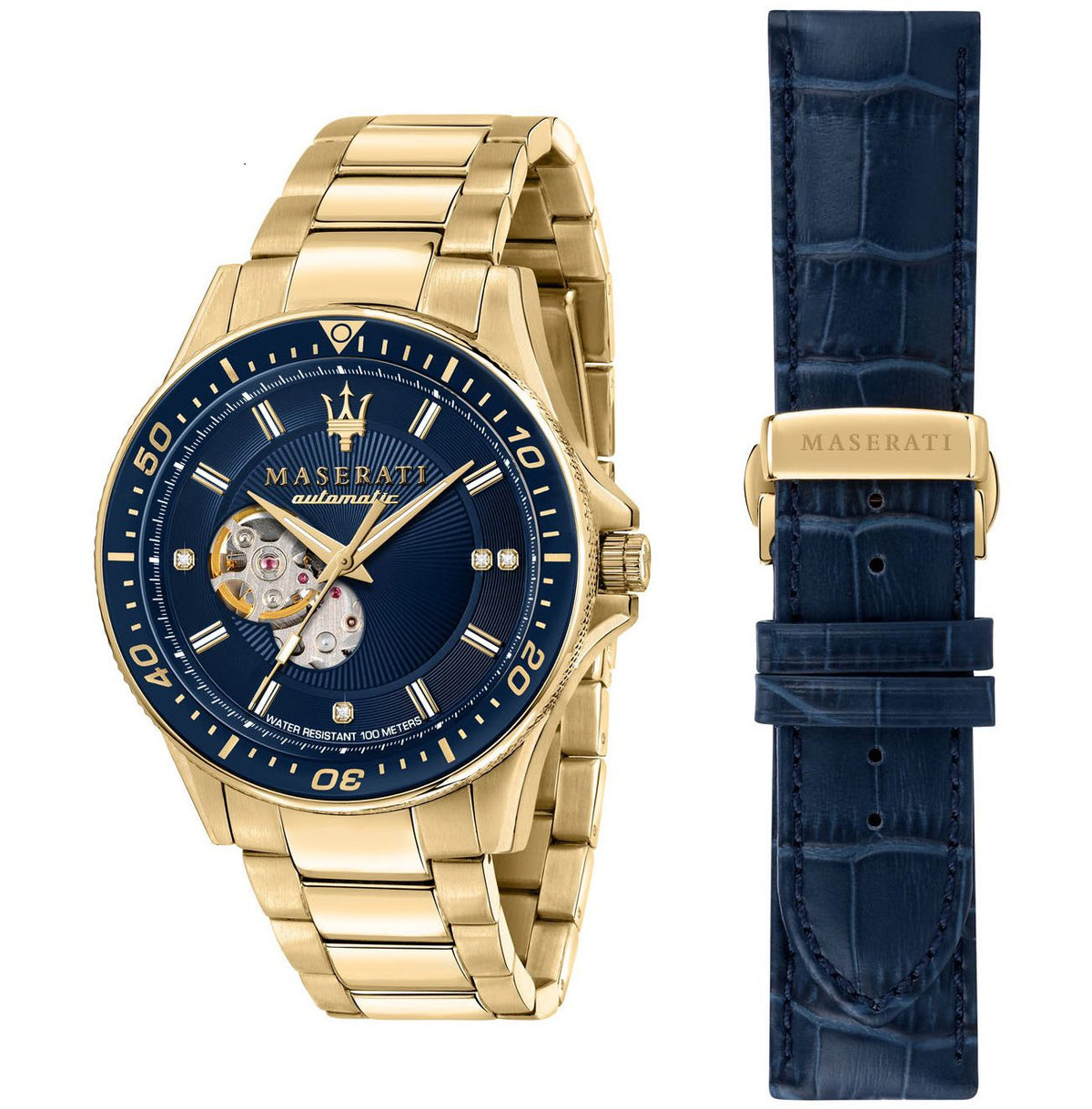  Shop Authentic Maserati SFIDA Automatic Diamond Dial Limited Edition Watch For Men - R8823140004 - Luxxuri