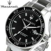  Shop Authentic Maserati SFIDA Quartz Black Dial Stainless Steel Watch For Men - R8853140002 - Luxxuri