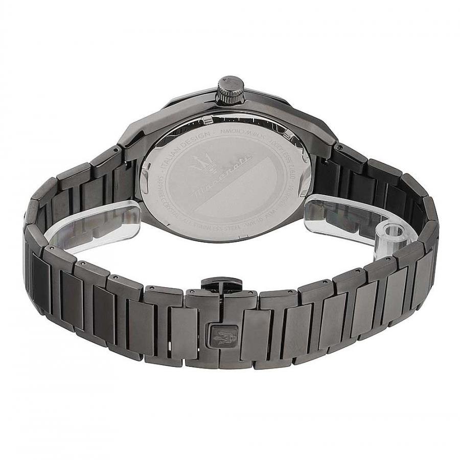 Shop Authentic Maserati Stile Quartz Black Dial Black Steel Strap Watch For Men - R8853142001 - Luxxuri