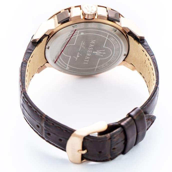 Shop Authentic Maserati Ingegno Chronograph Brown Dial Brown Leather Strap Watch For Men - R8871619001 - Luxxuri