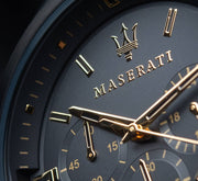  Shop Authentic Maserati Successo Black Dial Black Rubber Strap Watch For Men - R8871621011 - Luxxuri