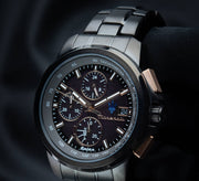  Shop Authentic Maserati Successo Solar Black Dial Grey Steel Strap Watch For Men - R8873645001 - Luxxuri