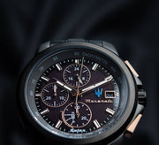  Shop Authentic Maserati Successo Solar Black Dial Grey Steel Strap Watch For Men - R8873645001 - Luxxuri