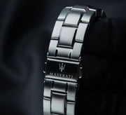  Shop Authentic Maserati Successo Solar Edition Black Dial Silver Steel Strap Watch For Men - R8873645003 - Luxxuri