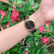  Shop Authentic Versace Greca Meander Black Dial Black Leather Strap Watch for Women - VELW00420 - Luxxuri