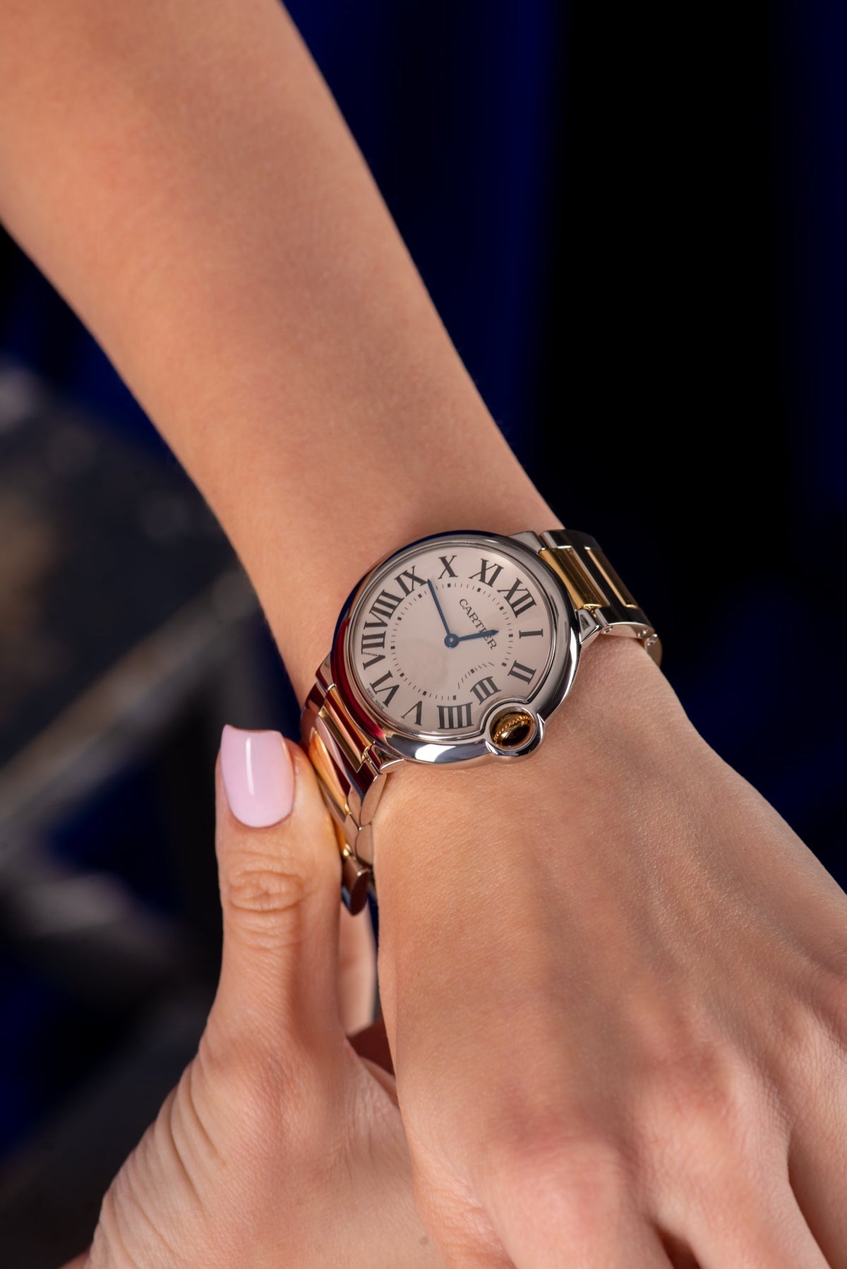  Shop Authentic Cartier Ballon Bleu Silver Dial Two Tone Steel Strap Watch for Unisex Watch - W69008Z3 - Luxxuri