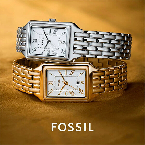  Shop Authentic Fossil Raquel Three Hand Date White Dial Silver Steel Strap Watch for Women - ES5221 - Luxxuri