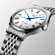  Shop Authentic Longines Record Automatic Stainless Steel 40mm Watch for Men - L2.821.4.11.6 - Luxxuri