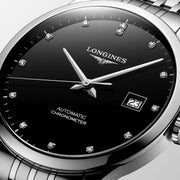  Shop Authentic Longines Record Automatic Stainless Steel 40mm Watch for Men - L2.821.4.57.6 - Luxxuri