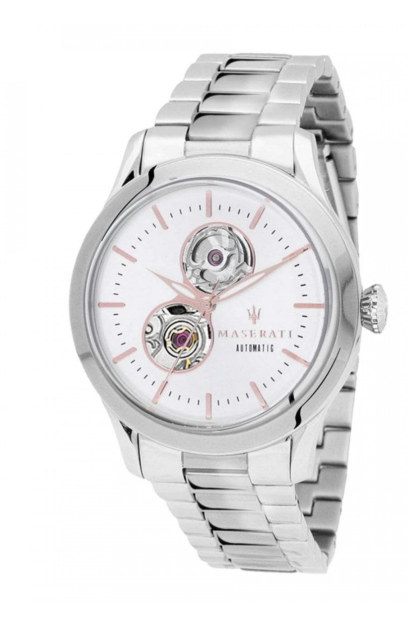  Shop Authentic Maserati Tradizione Automatic White Dial Stainless Steel Watch For Men - R8823125001 - Luxxuri