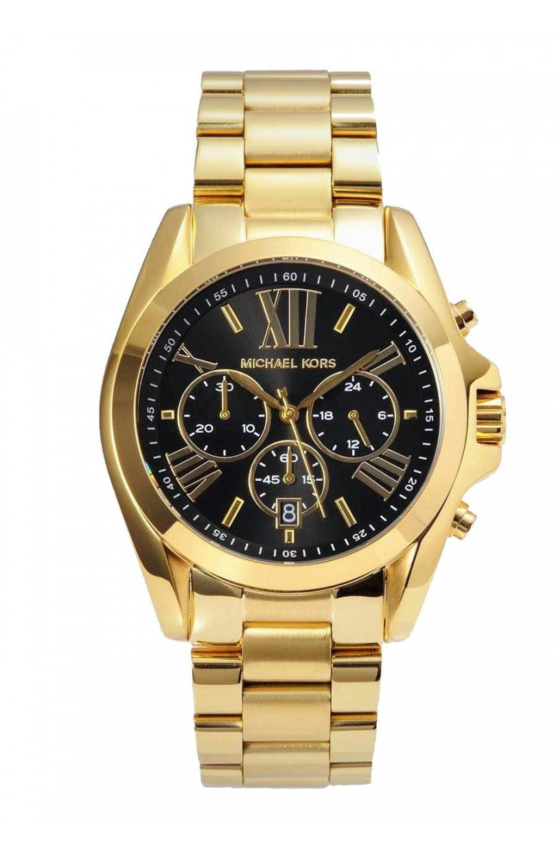  Shop Authentic Michael Kors Bradshaw Black Dial Gold Steel Strap Watch for Women - MK5739 - Luxxuri