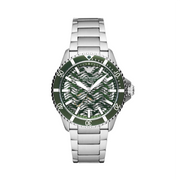  Shop Authentic Emporio Armani Diver Automatic Green Dial Silver Steel Strap Watch For Men - AR60061 - Luxxuri