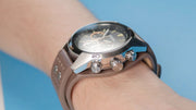  Shop Authentic Fossil Coachman Chronograph Black Dial Brown Leather Strap Watch for Men - CH2891 - Luxxuri
