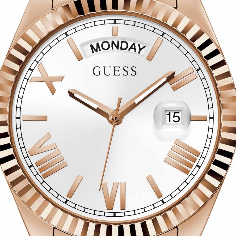  Shop Authentic Guess Luna White Dial Rose Gold Steel Strap Watch for Women - GW0308L3 - Luxxuri