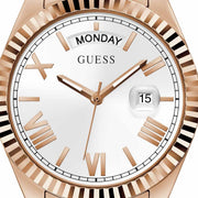  Shop Authentic Guess Luna White Dial Rose Gold Steel Strap Watch for Women - GW0308L3 - Luxxuri