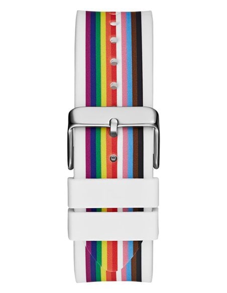  Shop Authentic Guess Phoenix Analog White Dial White Silicone Strap Watch for Men - GW0720G1 - Luxxuri