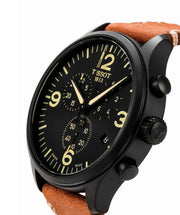  Shop Authentic Tissot T Sport Chrono XL Black Dial Brown Leather Strap Watch For Men - T116.617.36.057.00 - Luxxuri